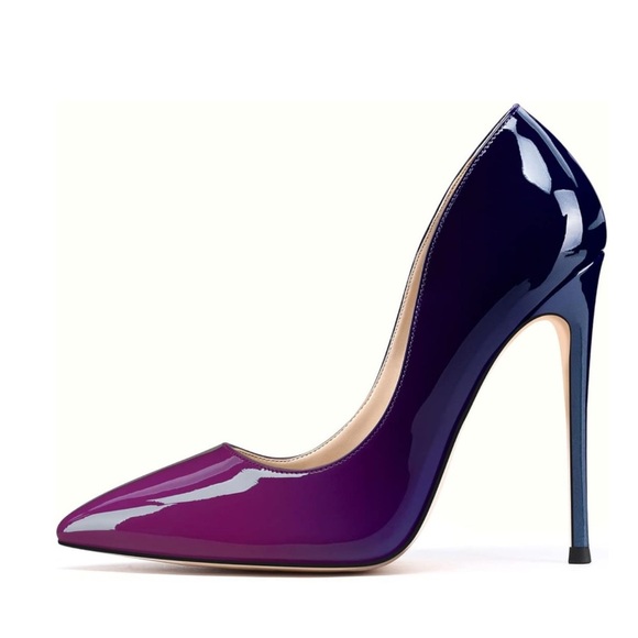 High Heels Pumps Gradient Patent Leather - Picture 4 of 4